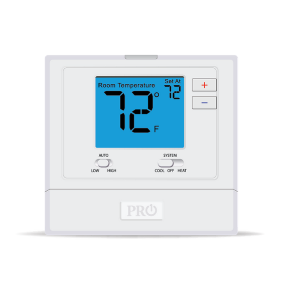 Wired Ptac Thermostat Non Programmable - 